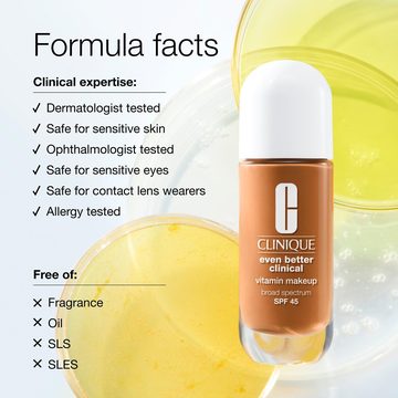 Тональный крем Even Better Clinical Vitamin Makeup SPF 45 — миниатюра 7