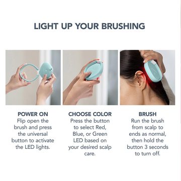 FLIP Play Advanced RGB LED Light Hairbrush — миниатюра 7