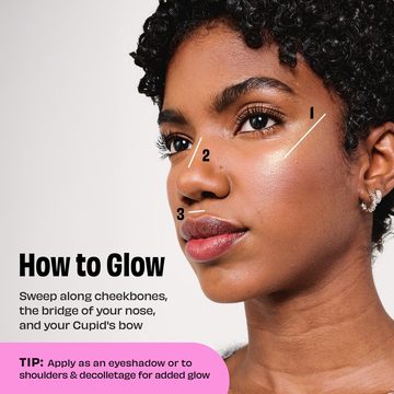 Сияющий Пудровый Хайлайтер Glow-La-La — миниатюра 7