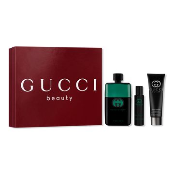 набор подарочный gucci guilty pour homme essence eau de toilette и гель для душа