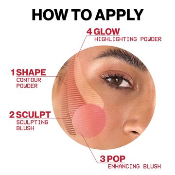 Палетка для лица Halo Sculpt + Glow с витамином E — миниатюра 7
