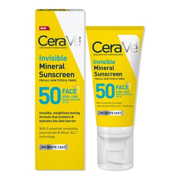 невидимый минеральный солнцезащитный крем spf 50 для лица