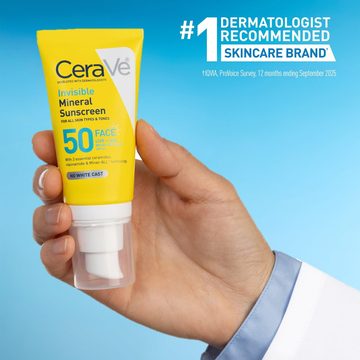 Невидимый минеральный солнцезащитный крем SPF 50 для лица — миниатюра 8