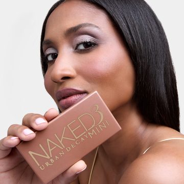 Мини-палитра теней для век Naked3 в мягких розовых оттенках — миниатюра 8