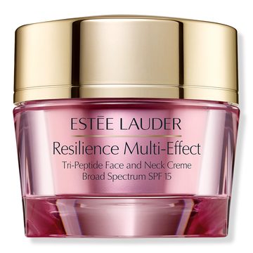 крем для лица и шеи resilience multi-effect с три-пептидами и spf 15