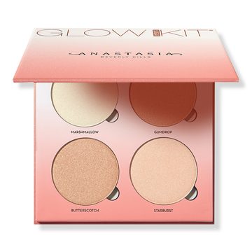 набор пудровых хайлайтеров sugar glow kit