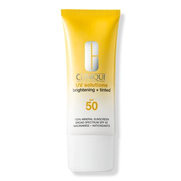 солнцезащитный крем с эффектом сияния и оттенком spf 50/pa+++